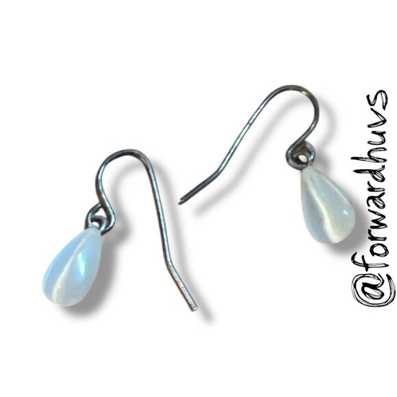 Bundle Sale 3 for $15 | Iridescent Teardrop Dangle Earrings - Picture 3 of 7